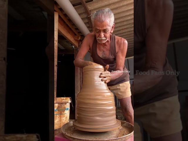 Traditional Clay Pot Making | #shorts #artwork #saraswatipuja #trending