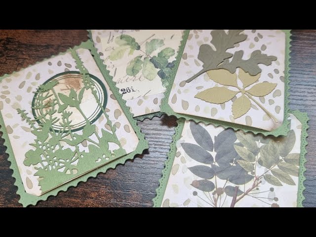Picture Frame Hidden Journal Spots - Ideas For Using Up Your Stash - Ephemera