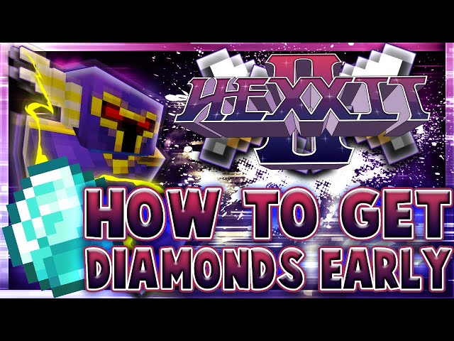 Hexxit 2 WALKTHROUGH | How To Get Diamonds Early & Dungeon Tactics