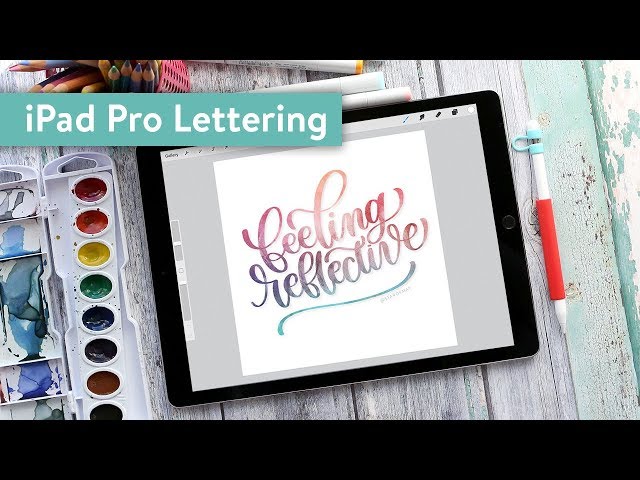 iPad Pro Lettering in Procreate