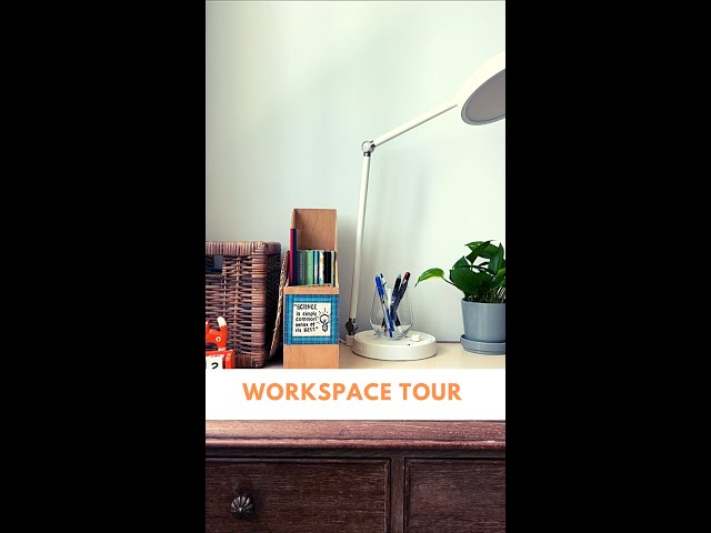 My minimalist workspace tour |  Rakshitha Shivraj #workspace #minimal #workstation