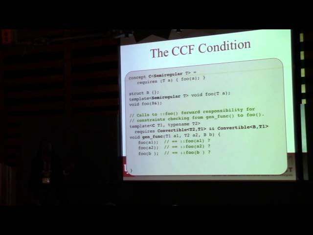 ConceptClang: Theoretical Advances with Full C++ Concepts