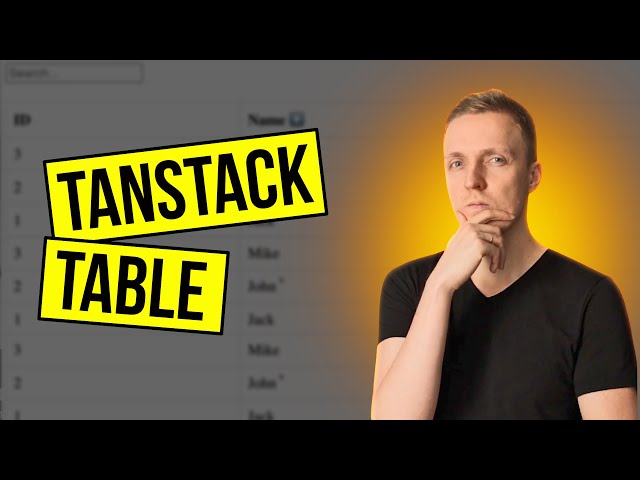 Tanstack Table React - Bulletproof Your Table With Typescript