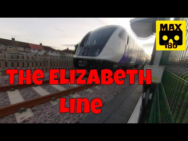 An Elizabeth Line Train (3D - VR180)