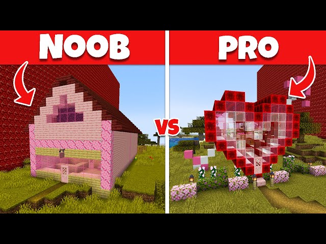 Aphmau Crew builds a HOUSE for CUPID | NOOB vs PRO