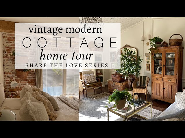 Vintage Modern Cottage Home Tour | Share the Love Series!