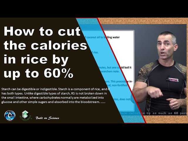 🍜 How to cut the calories in rice by up to 60%