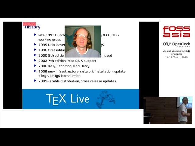 Cross Platform Distribution of Software   the TeX Live distribution by Norbert Preining