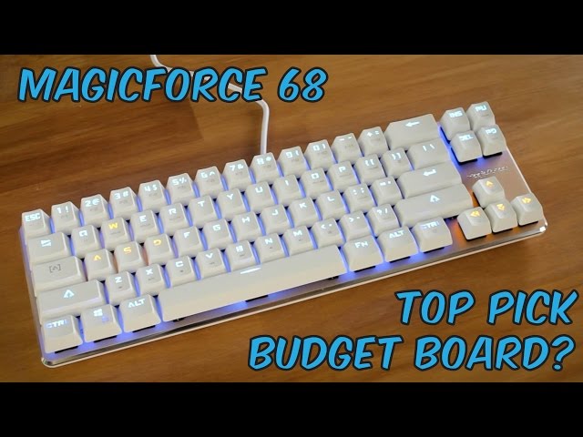 Qisan Magicforce 68 65% Gaming Mechanical Keyboard - Unboxing & Review