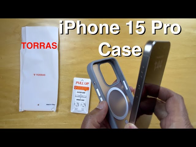 iPhone 15 Pro: Torras Magnetic Case