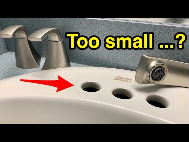 How to widen a hole in porcelain, ceramic, granite or marble sink.