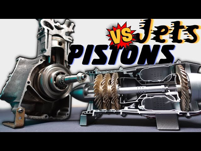 Appreciating The Beauty of Jet Engines by Juxtaposing Them Against Piston Engines