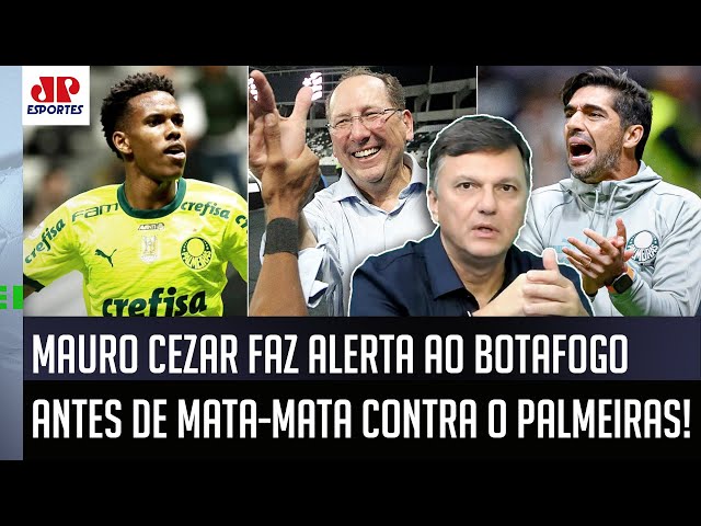 "Isso É BEM PERIGOSO pro Botafogo contra o Palmeiras, gente! O Textor está..." Mauro Cezar ALERTA!