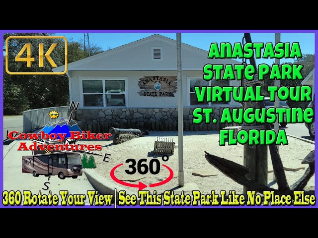 Ep 177 Anastasia State Park Virtual Tour Anastasia Island St  Augustine, Florida RV Living Full Time