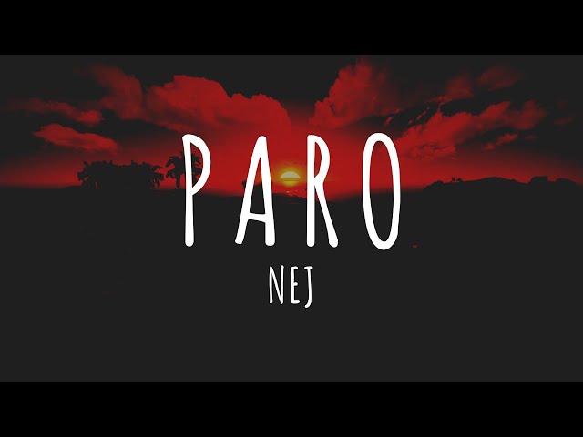 Paro - Nej  (Lyrics) English Translation
