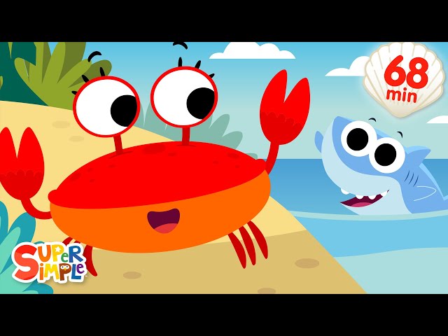 The Crabs Go Crawling + More | Fun Summer Songs | Super Simple Songs