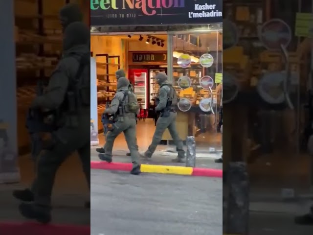Israeli special forces in Jerusalem ahead of Passover and Easter ✡️✝️ #shorts