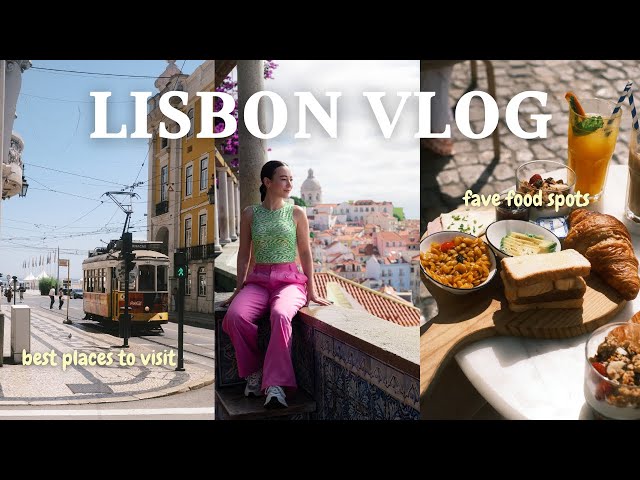LISBON TRAVEL VLOG 2024 I best places, photo spots, restaurants & tips