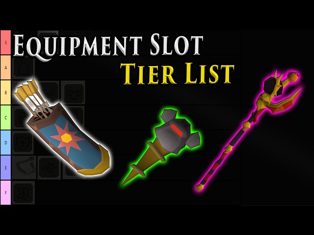 Equipment Slot Tier List for Oldschool Runescape