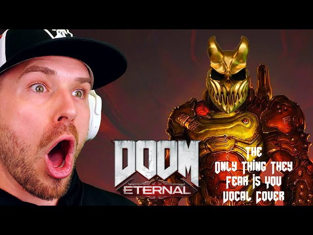 ALEX TERRIBLE- DOOM ETERNAL- THE ONLY THING THEY FEAR IS YOU- MICK GORDON- VOCAL COVER (REACTION!!!)