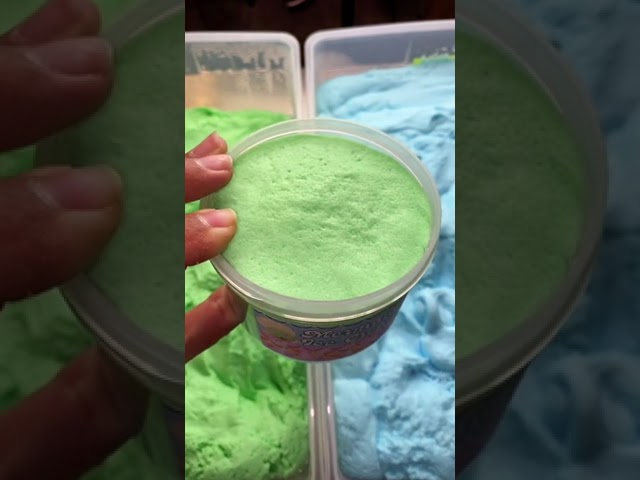 Mermaid Ice Cream Slime Before & After