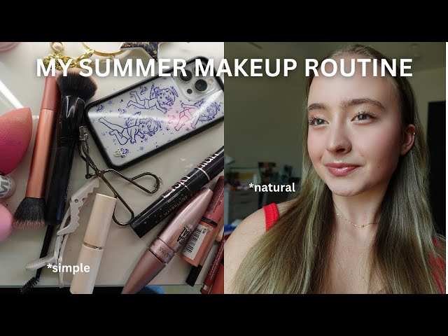 my summer makeup routine 🩷