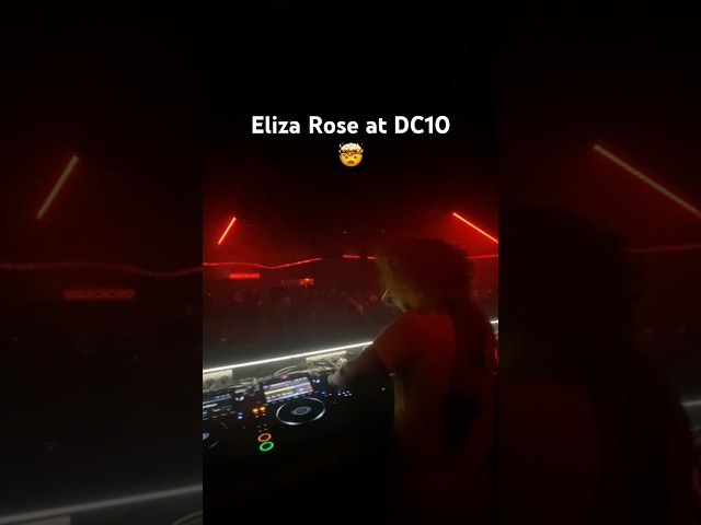 @elizarosemuzik dropping our latest release at DC10 Ibiza #dc10 #ibiza #elizarose