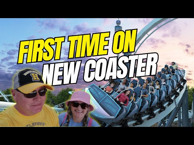 First Time on NEW Roller Coaster! Penguin Trek at SeaWorld Orlando