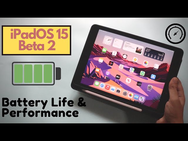 iPadOS 15 Beta 2 Update on iPad 8th Gen - Battery Life & Performance !