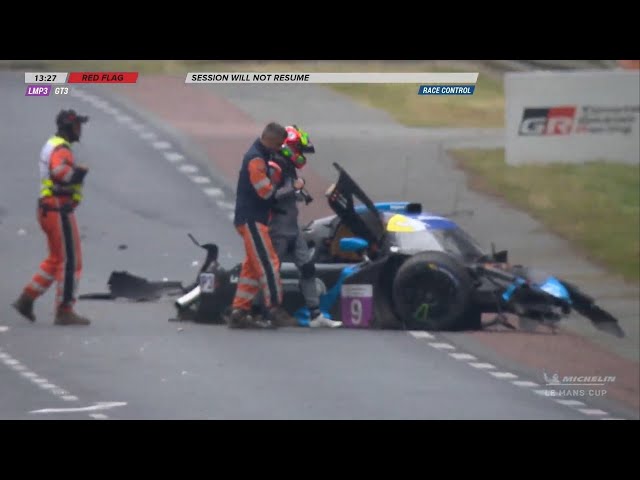 Rossi HORROR CRASH (Aftermath) | Road To Le Mans 2024 | Race 1