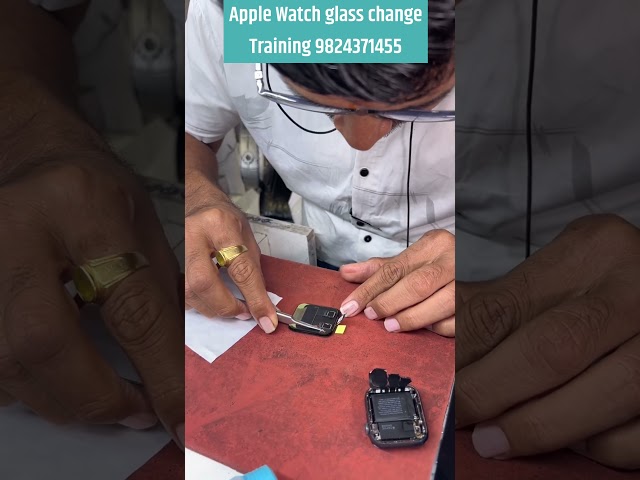 Apple  I watch glass change training || Apple Watch repair training #iphonedisplay #applewatch