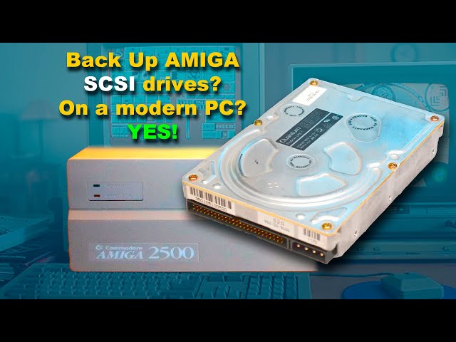 Amiga SCSI HDD in Windows 10!