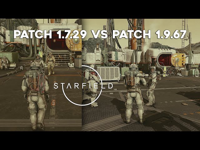 STARFIELD - PATCH 1.7.29 vs PATCH 1.9.67 / RTX 3070 TUF, Ryzen 5800X