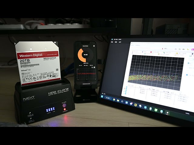 WD Red Pro 20TB (WD201KFGX) | Driving noise | (4K)