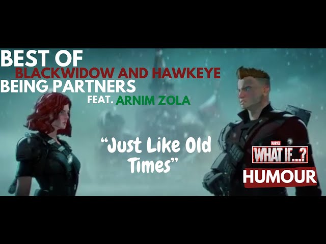 WHAT IF...? Best of Blackwidow and Hakweye being Partners Feat. Arnim Zola | [Hd] | All Scene Pack