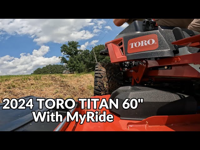 2024 Toro TITAN 60" FARM GRADE Zero Turn mower with MyRide suspension