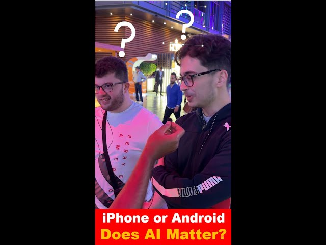 iPhone or Android - Does Google's AI Matter? (People's Reaction)