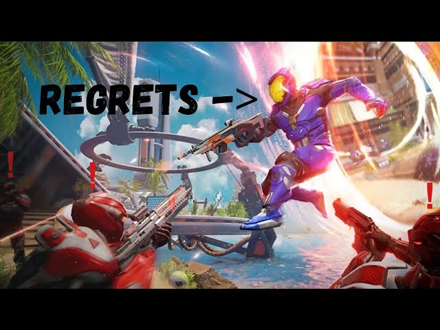 The moment He knew He Fucked up in splitgate gameplay meme