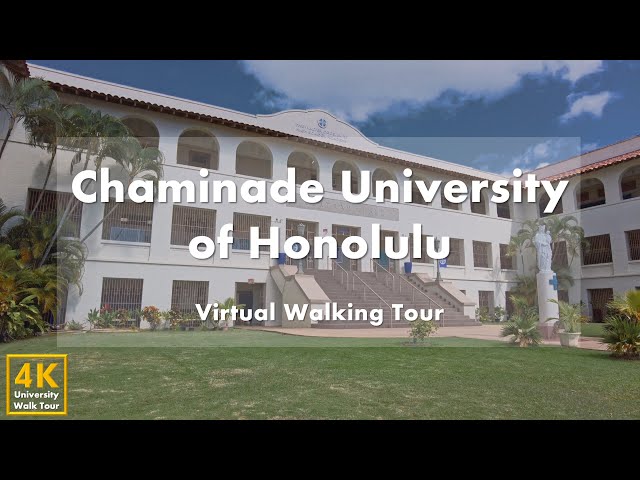 Chaminade University of Honolulu - Virtual Walking Tour [4k 60fps]
