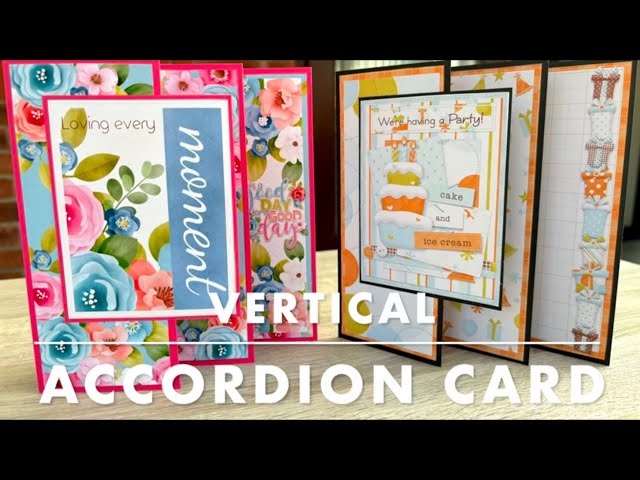 Vertical Accordion Card Tutorial with ​⁠@NitwitCollections