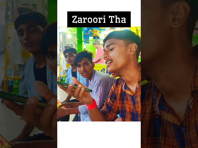 Zaroori Tha - Singing in Public - Public Reaction #shorts #publicreaction #trending #viral
