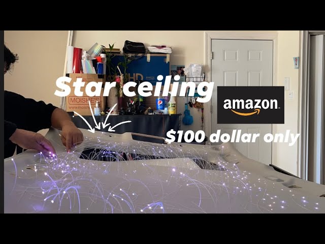 INSTALLING ROLLS ROYCE STAR LIGHTS HEADLINER IN A Q50 ($100 AMAZON)