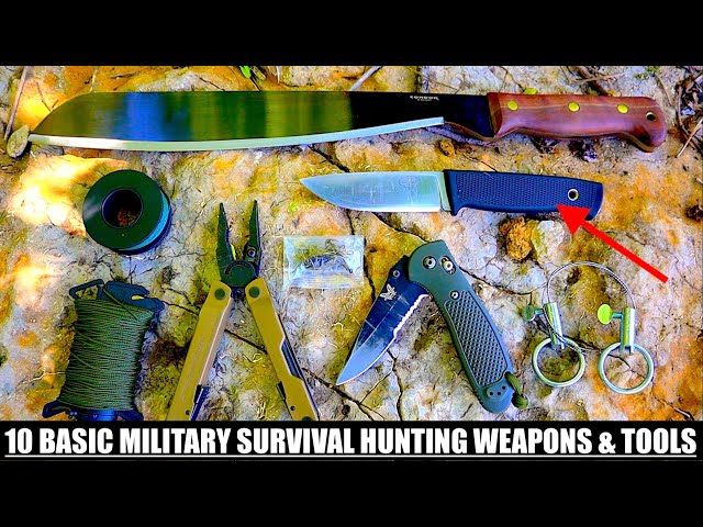 Learn These 10 DIY Military Survival Hunting Weapons and Tools!