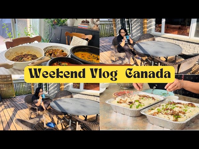 Weekend Vlog in Canada| Fish Curries for the Week | Canada Malayalam Vlog