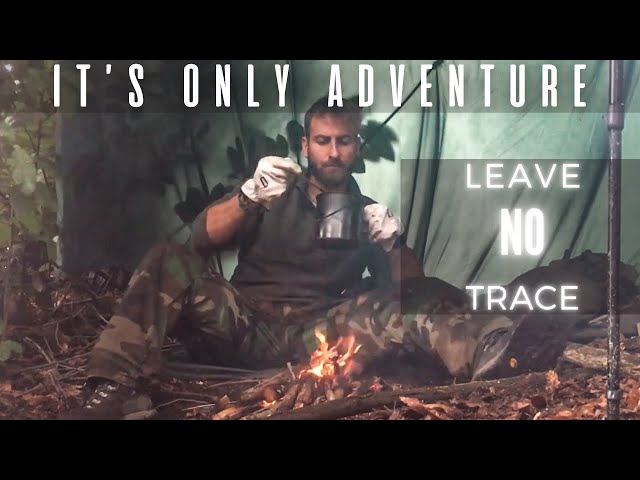 Etica Outdoor 7principi Leave No Trace — Temporale in montagna, tarp e fuoco. Bushcraft Italia