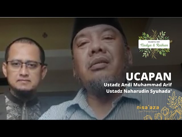 DO'A & Ucapan Ust Andi Muhammad Arif dan Ust Naharudin Syuhada'