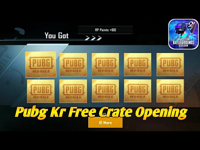 Pubg Mobile Kr Free Crate Opening | New Premium Crate Opening Pubg Mobile Kr