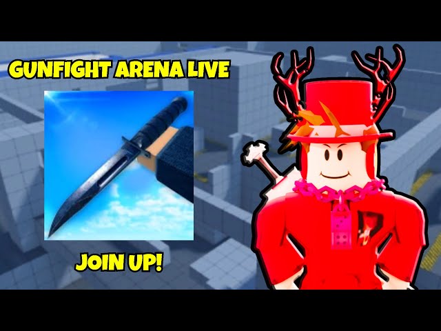 🔴PLAYING GUNFIGHT ARENA IN ROBLOX LIVE!