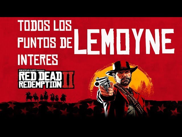 Todos los "Puntos de interés"  de Lemoyne - Red Dead Redemption 2