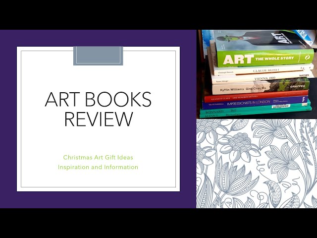 Art books reviewed for Christmas gift ideas for the art lover or artist in your life, or for you!